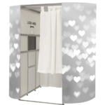 Photo Booth- grey hearts